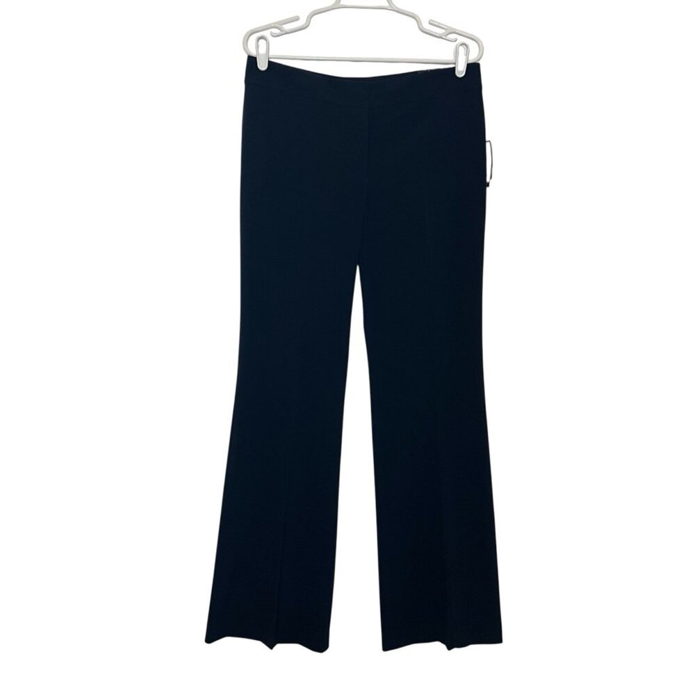 Nine West Women’s Dress Pants Size 6 Navy Blue The Modern Stretch  Zipper NWT